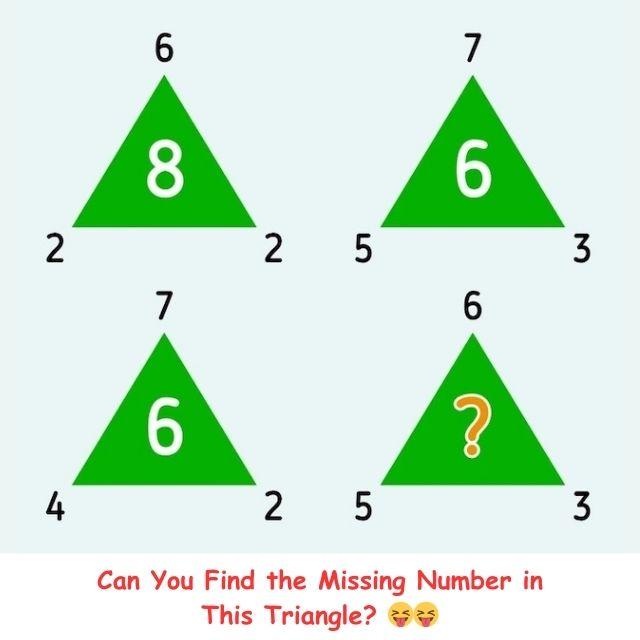 A series of triangular number puzzles. Can you figure out the pattern?